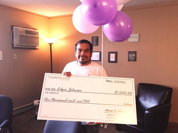 Quarterly $1,000 Cash Giveaway