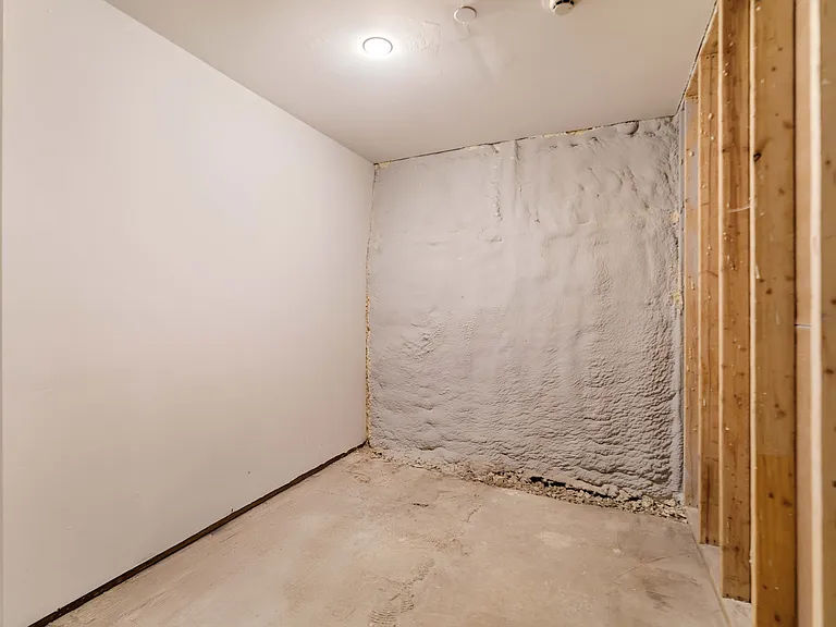 Storage room in basement