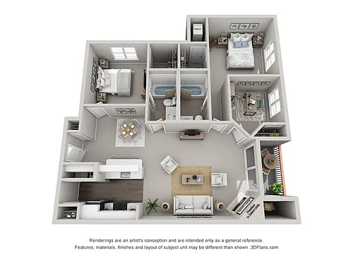 Floor plan Bordeaux Deluxe