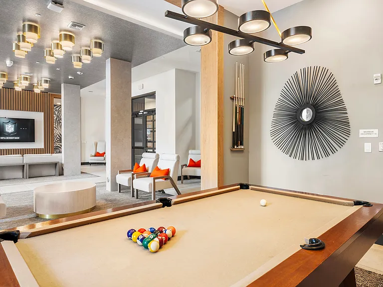 Relax, connect, and unwind in a thoughtfully designed social lounge.