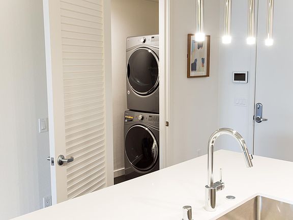 In-unit laundry. Brand new washer and dryer.