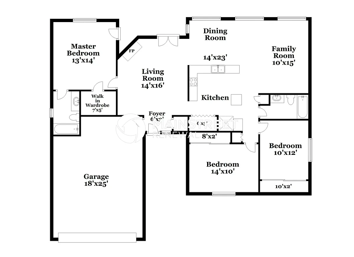 Floor Plan - 5514 W Joan De Arc Ave
