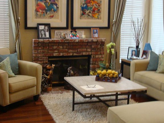 Living Room with Fireplace