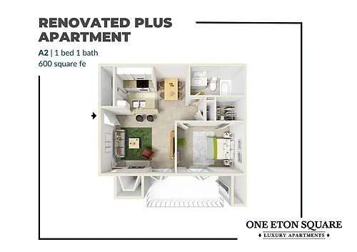 Floor plan A2 Renovated Plus