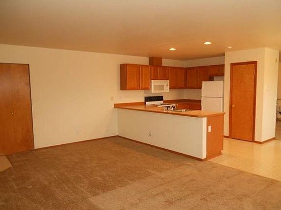 into kitchen