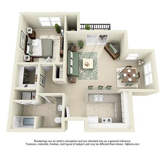 Floor plan Tamarack