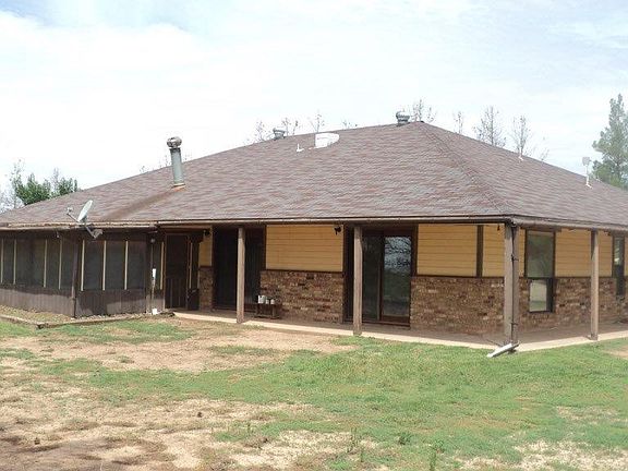 Back of house. Screened porch