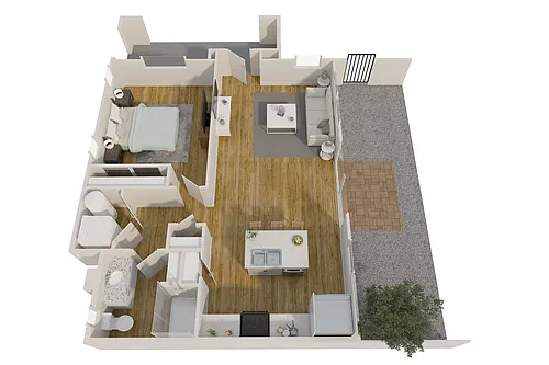 Floor plan FLOOR PLAN - ONE