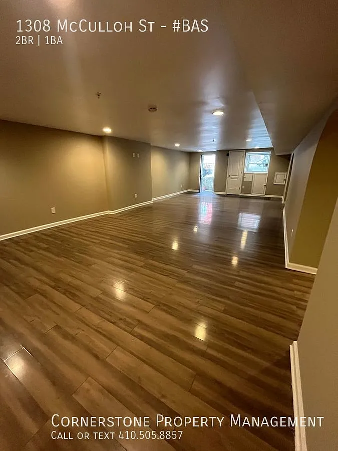 2 Beds 1 Bath | $1295 | 1308 McCulloh St Baltimore MD 21217 — Photo 3