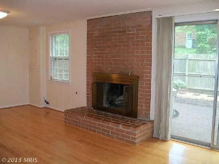 Basement with backyard view.