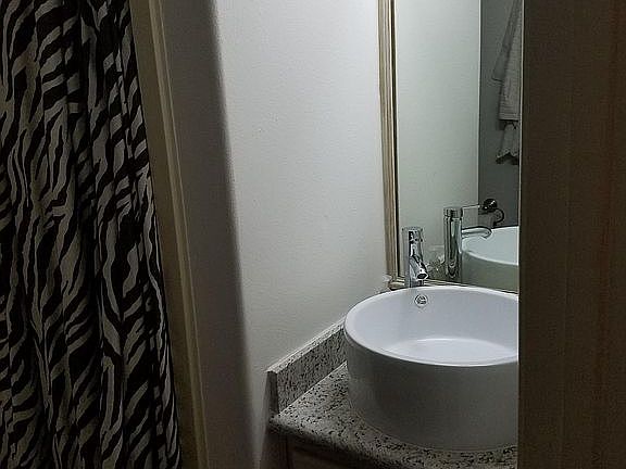 Small full bathroom for the first story bedroom.