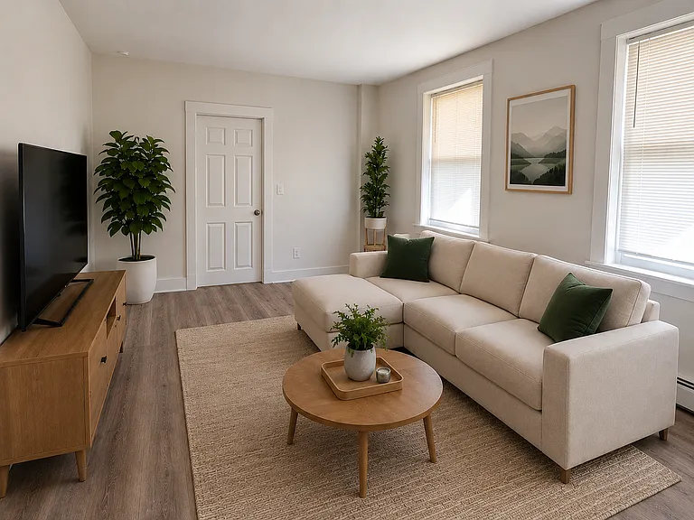 Virtually Staged Living Room