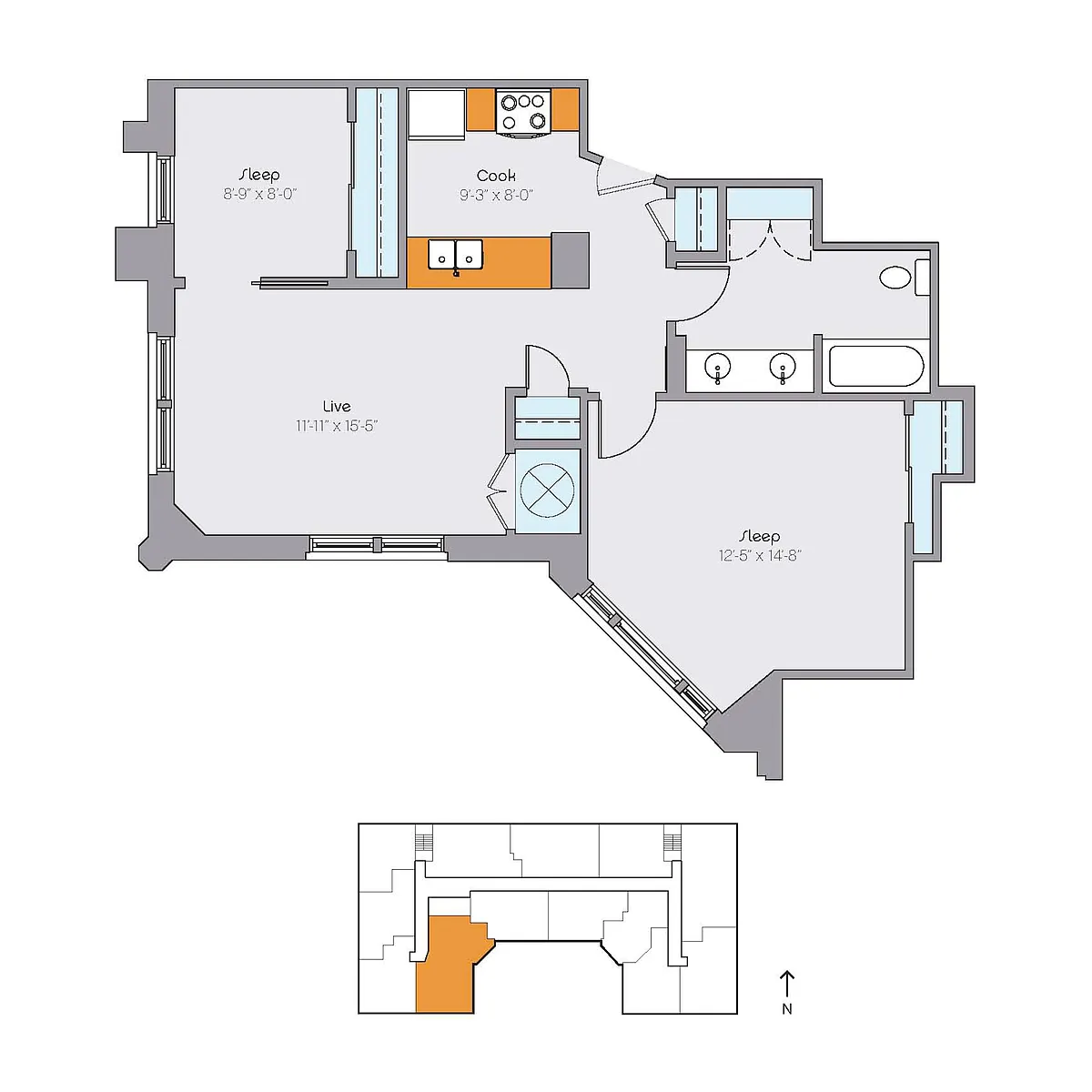 Floor plan clyd-2bT10