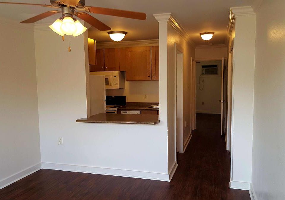 Living Area/Kitchen View From Front Door