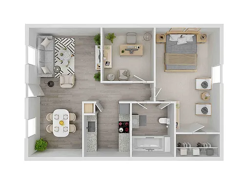Floor plan 2X1-C
