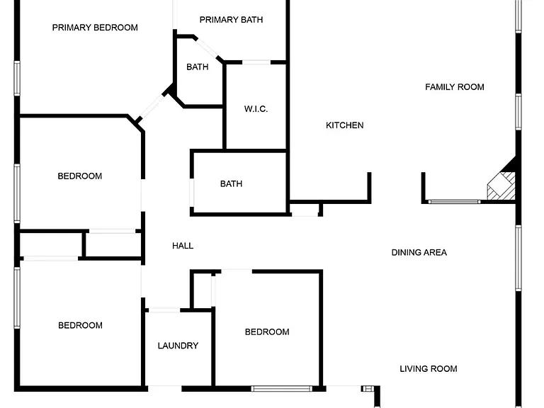 Room that is available is the one to the right of the laundry room closest to the entry and living room