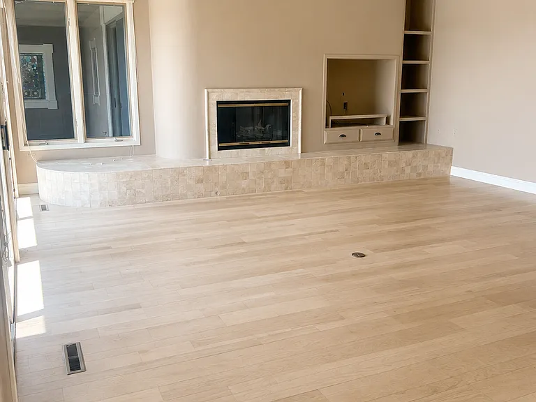 Livingroom fireplace