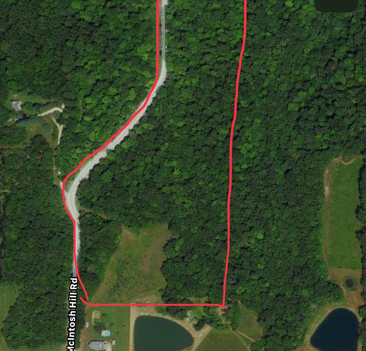 Aerial view of property