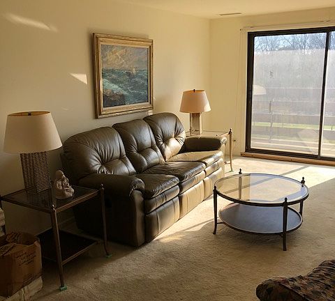 Giant Living room with recessed lighting