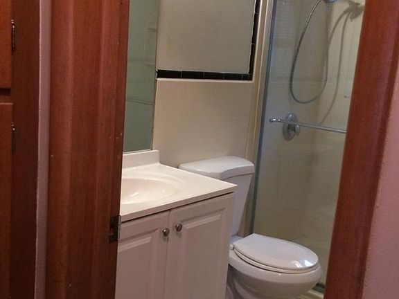 Bath with full shower