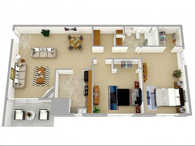 Floor plan The Jefferson