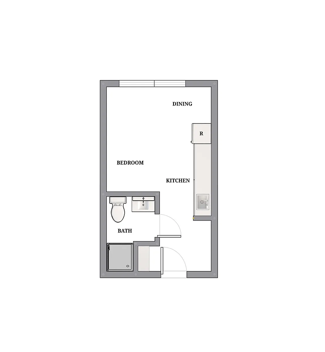 Floor plan Studio