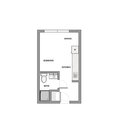 Floor plan Studio
