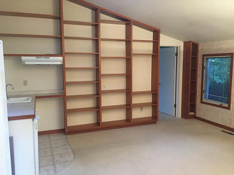 Entering apartment, view Greatroom east wall & doorway to bedroom
partial kitchette)