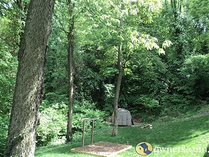 8X12 SHED IN BACKYARD