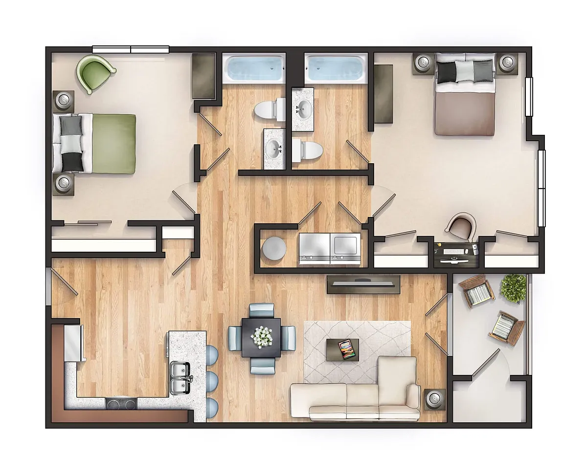 Floor plan The Elm