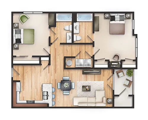 Floor plan The Elm
