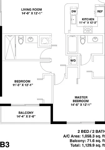 Floor plan Model BB3