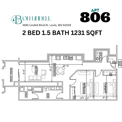 Floor plan 806