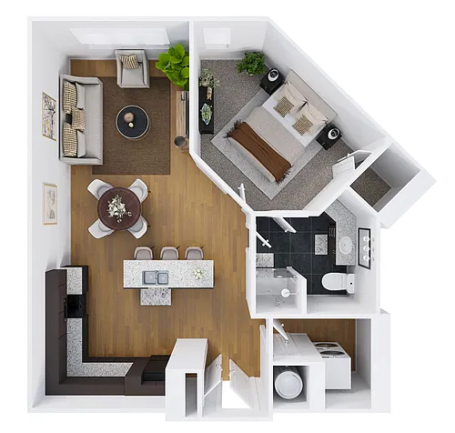 Floor plan A03A
