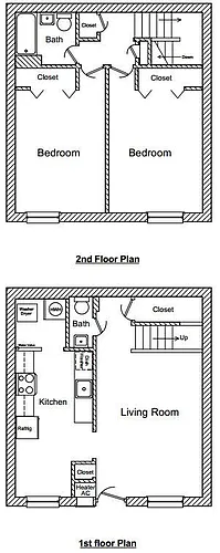 Floor plan 2 Bedroom