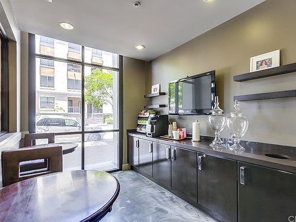 Coffee bar / break room off front entrance