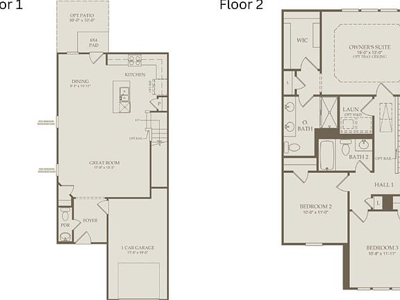 Floor Plan Level 1 Level 2