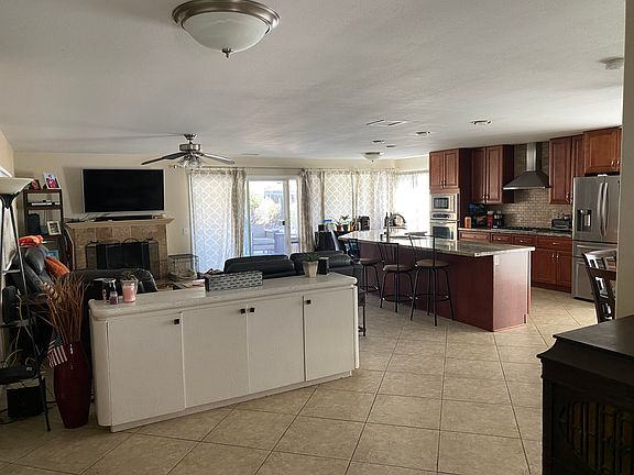 View of great room from front door