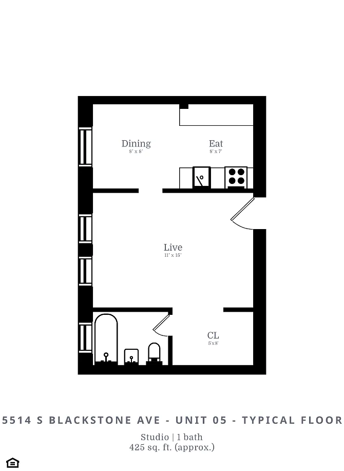 Floor plan Studio (A1)