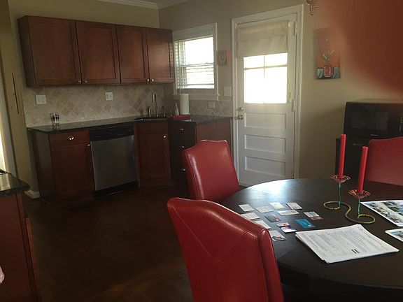 Dining room is open to kitchen