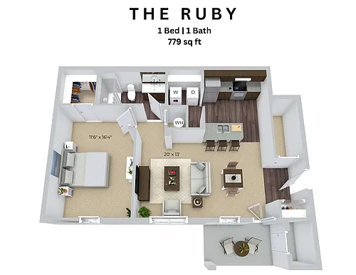 Floor plan The Ruby