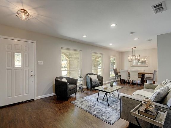 Front living & dining space.