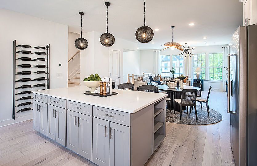 Open concept layout