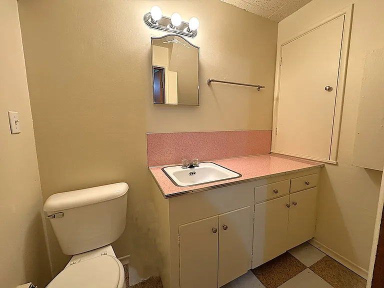 Half bathroom lower level