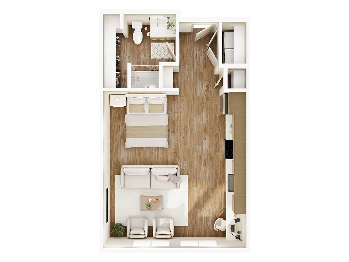 Floor plan Urban Studio-A
