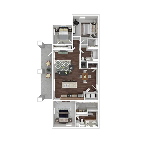 Floor plan C1 Possum Kingdom