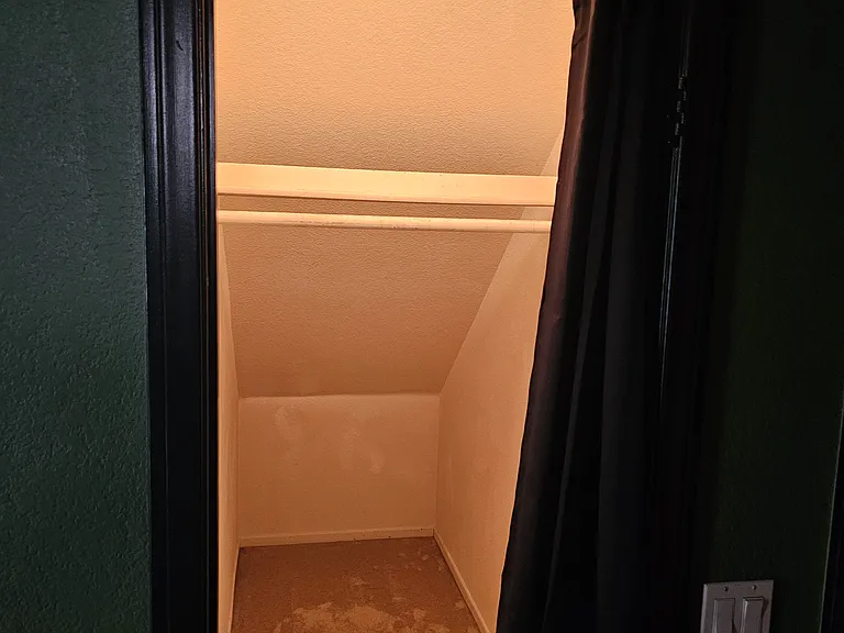 Downstairs hallway closet