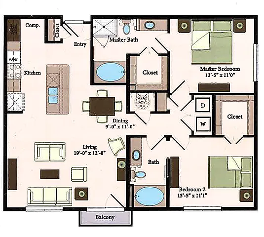 Floor plan B1