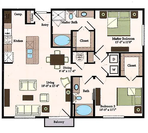 Floor plan B1