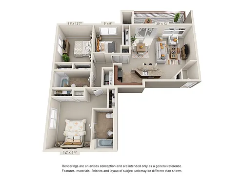 Floor plan Monet Deluxe
